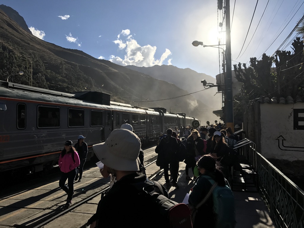 How to Visit Machu Picchu: Boarding the Train from Ollantaytambo