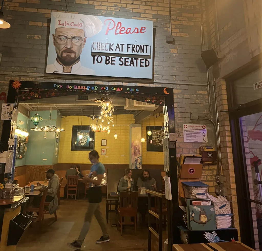 Bouldin Creek Cafe, as Austin as you can get after a weekend long-run.